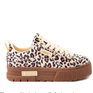 Womens PUMA Mayze Platform Athletic Shoe - Leopard
